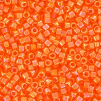 Miyuki delica Beads 11/0 - Opaque mandarin ab DB-1573